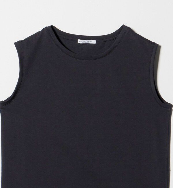 BEAUTY&YOUTH UNITED ARROWS「クリアハイゲージ ノースリーブ カットソー 接触冷感」|Tシャツ・カットソー|