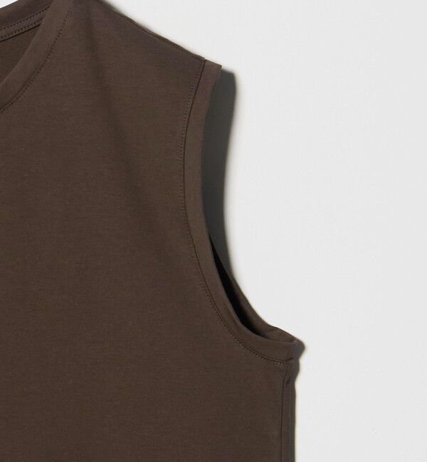 BEAUTY&YOUTH UNITED ARROWS「クリアハイゲージ ノースリーブ カットソー 接触冷感」|Tシャツ・カットソー|