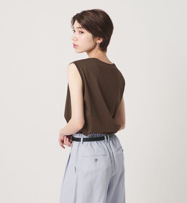 BEAUTY&YOUTH UNITED ARROWS「クリアハイゲージ ノースリーブ カットソー 接触冷感」|Tシャツ・カットソー|