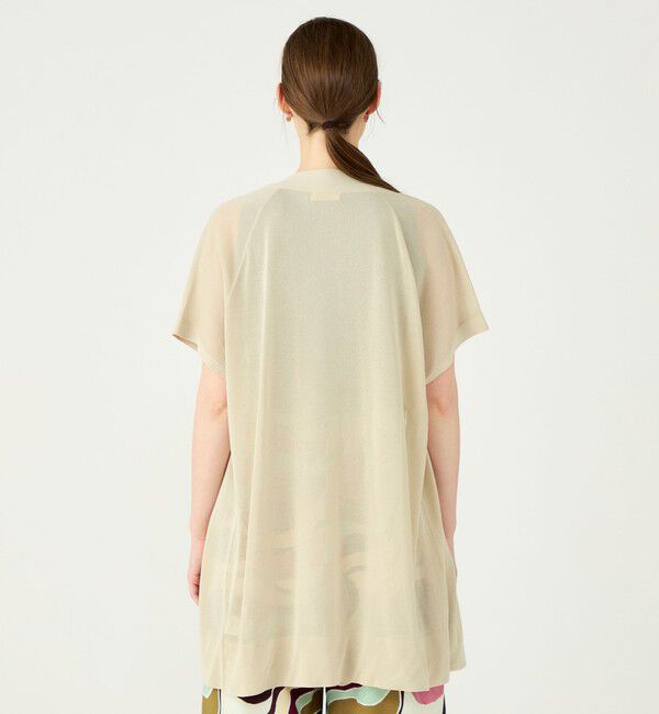 Ballsey「ファインペーパーヤーン ショートスリーブカーディガン」|カーディガン|