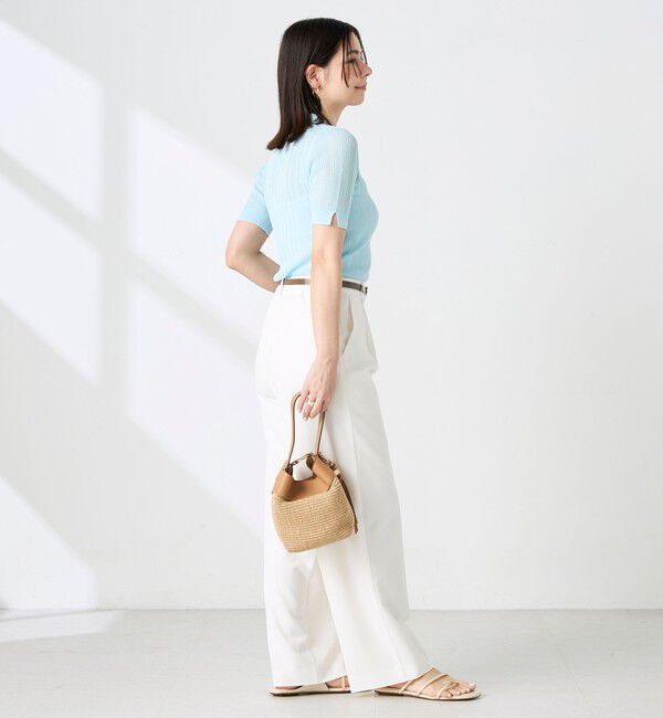 NOLLEY'S sophi「《セットアップ対応》ウォッシャブルドライツイルワイドパンツ」|その他|