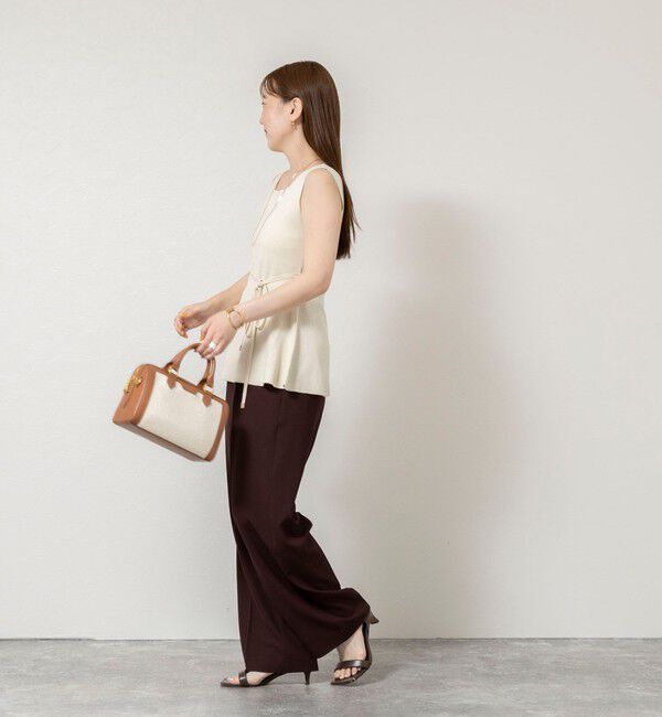 NOLLEY'S sophi「《セットアップ対応》ウォッシャブルドライツイルワイドパンツ」|その他|