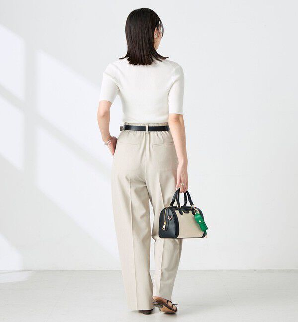 NOLLEY'S sophi「《セットアップ対応》ウォッシャブルドライツイルワイドパンツ」|その他|