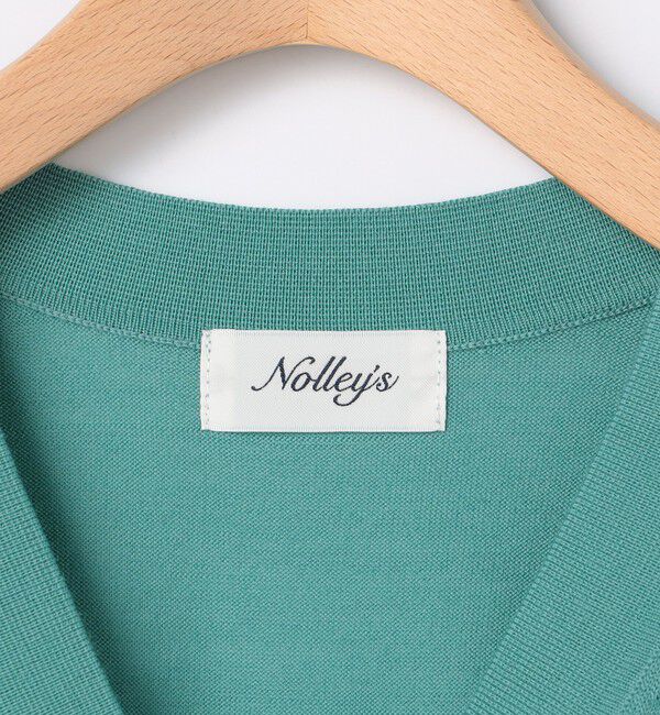 NOLLEY'S「《手洗い可能》18GマレーゆったりVネックカーディガン」|カーディガン|
