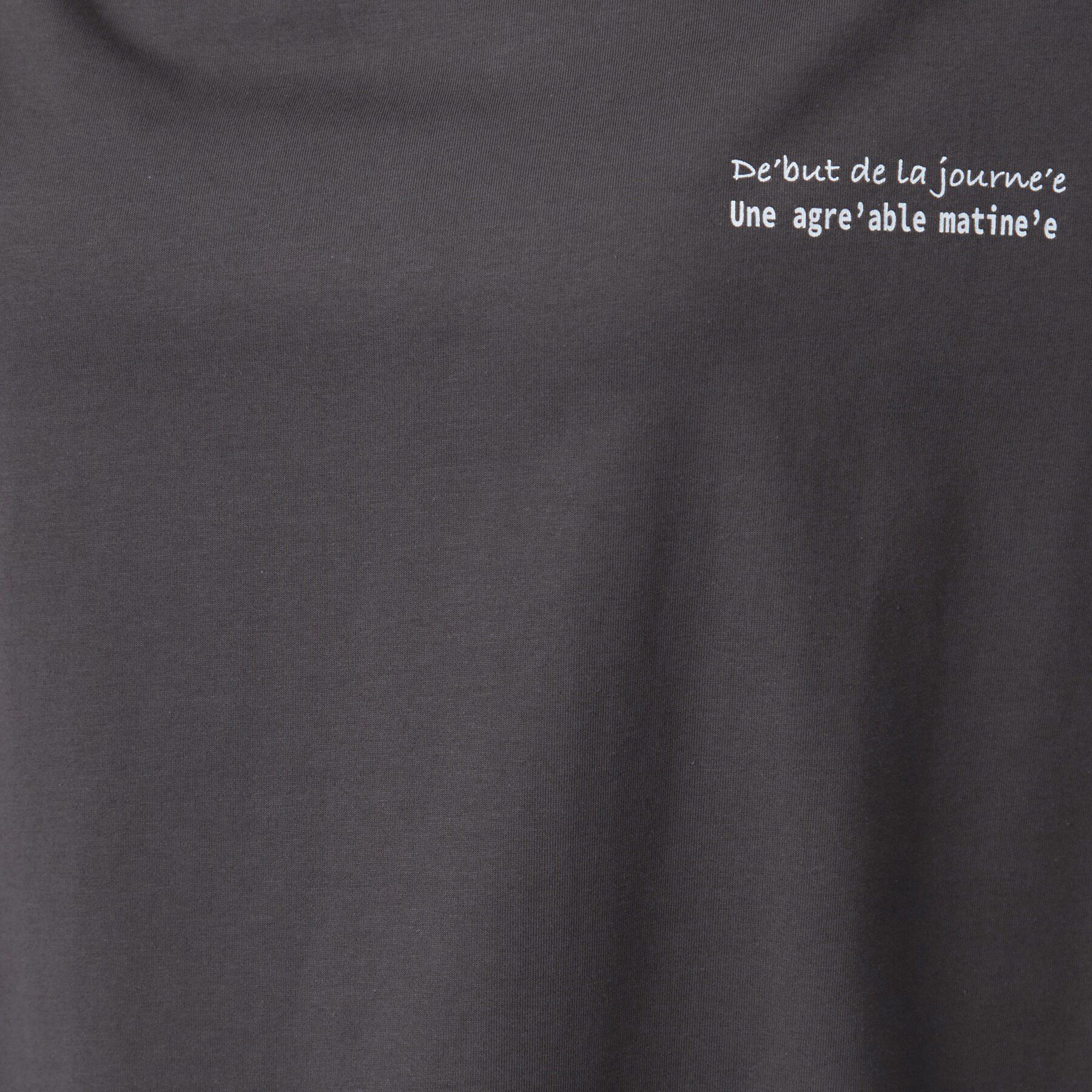 SHOO･LA･RUE「【ひんやり/体型カバー】首元すっきり ゆるバックギャザーTシャツ」|Tシャツ・カットソー|
