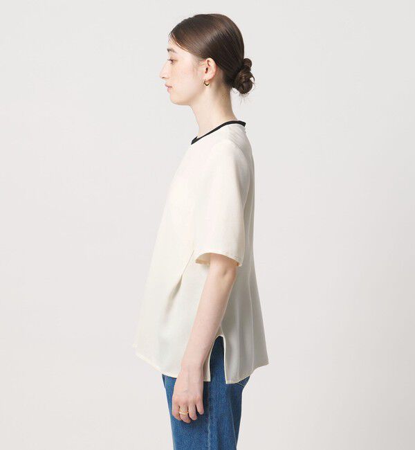UNITED ARROWS「COMFY イレギュラー ヘム ブラウス ‐防汚 UVカット ウォッシャブル‐」|シャツ・ブラウス|
