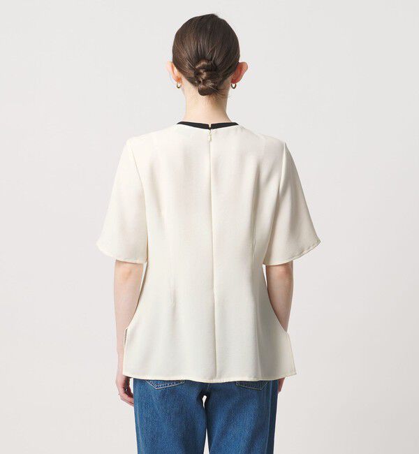 UNITED ARROWS「COMFY イレギュラー ヘム ブラウス ‐防汚 UVカット ウォッシャブル‐」|シャツ・ブラウス|