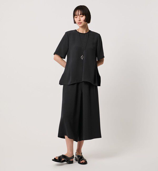 UNITED ARROWS「COMFY イレギュラー ヘム ブラウス ‐防汚 UVカット ウォッシャブル‐」|シャツ・ブラウス|