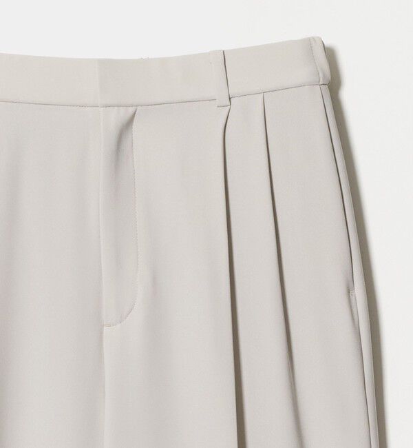 UNITED ARROWS「ポリエステル 2タック ワイドパンツ ‐吸水速乾 帯電防止 接触冷感‐」|スラックス|
