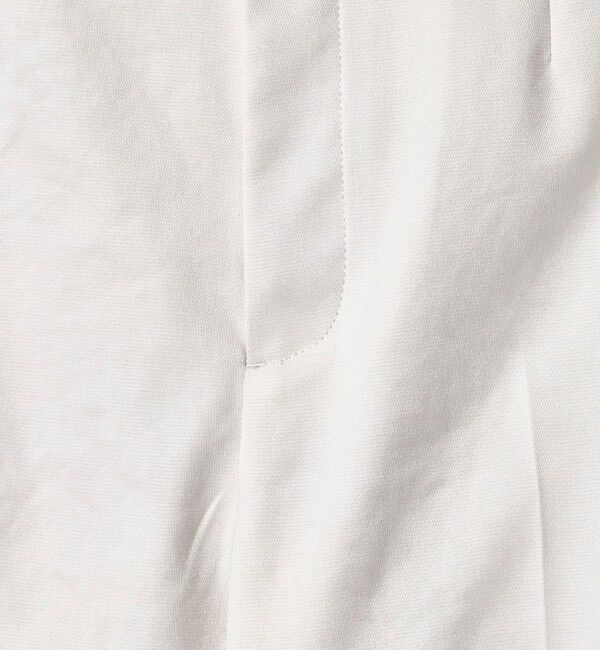 UNITED ARROWS「シャイニー スリム パンツ OFF WHITE ‐ストレッチ ウォッシャブル‐」|スラックス|