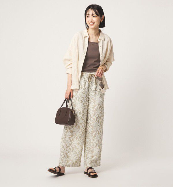 UNITED ARROWS green label relaxing「デコルテ フライス タンクトップ 抗菌」|タンクトップ|