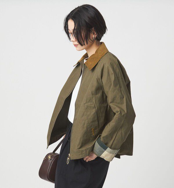UNITED ARROWS green label relaxing「＜Barbour＞Catlin ジャケット」|ブルゾン・スタジャン|OLIVE