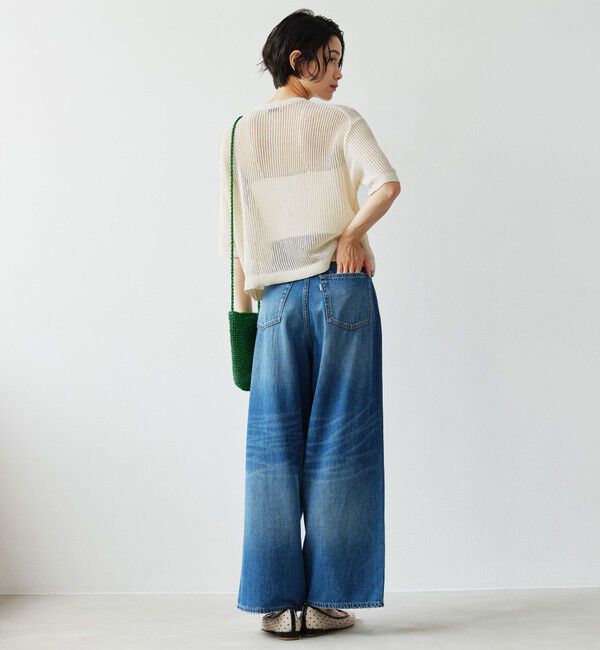 UNITED ARROWS green label relaxing「【結論シリーズ】デイリーメッシュカーデ ウォッシャブル」|カーディガン|