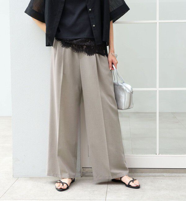 UNITED ARROWS green label relaxing「【結論シリーズ】ドライクロス ニーハイワイド マシンウォッシャブル ストレッチ 吸水速乾 通気性」|その他|