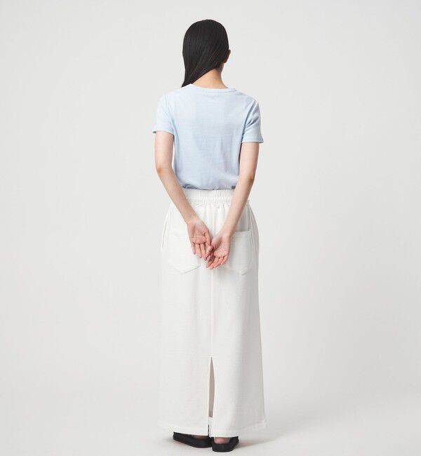 EMMEL REFINES「＜EMMEL REFINES＞EM フライスクルーネック チビTシャツ」|Tシャツ・カットソー|