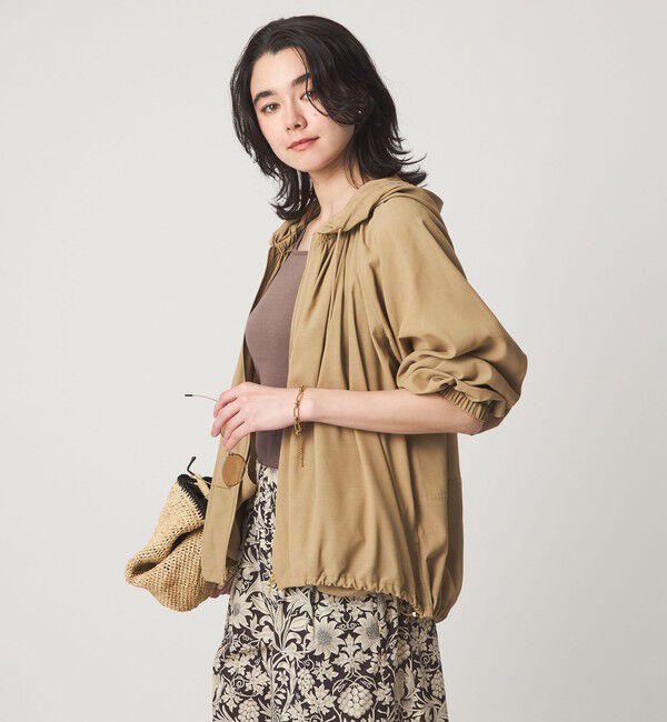 UNITED ARROWS green label relaxing「シアー フーディ ブルゾン マシンウォッシャブル UVカット 通気性」|ブルゾン・スタジャン|
