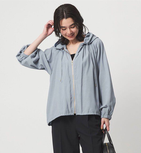 UNITED ARROWS green label relaxing「シアー フーディ ブルゾン マシンウォッシャブル UVカット 通気性」|ブルゾン・スタジャン|