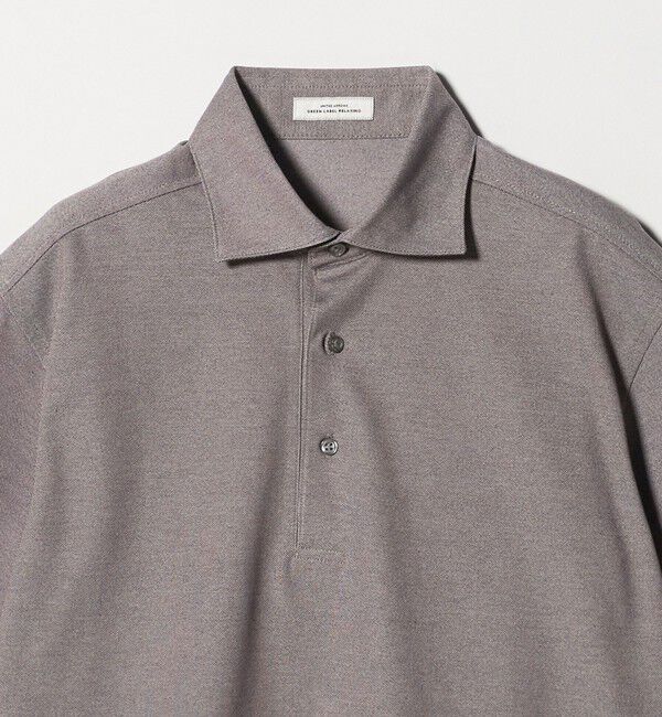 UNITED ARROWS green label relaxing「DUADRY clean バーズアイ カッタウェイ ビズポロ ポロシャツ -吸水速乾・抗菌-」|ポロシャツ|