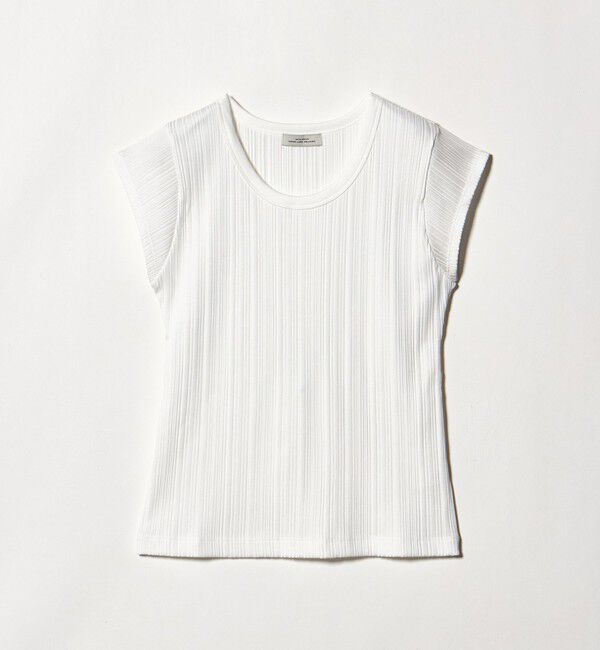 UNITED ARROWS green label relaxing「ランダム ブライトリブ Uネック カットソー」|Tシャツ・カットソー|