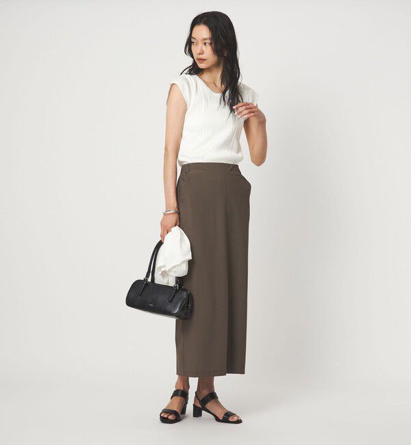 UNITED ARROWS green label relaxing「ランダム ブライトリブ Uネック カットソー」|Tシャツ・カットソー|