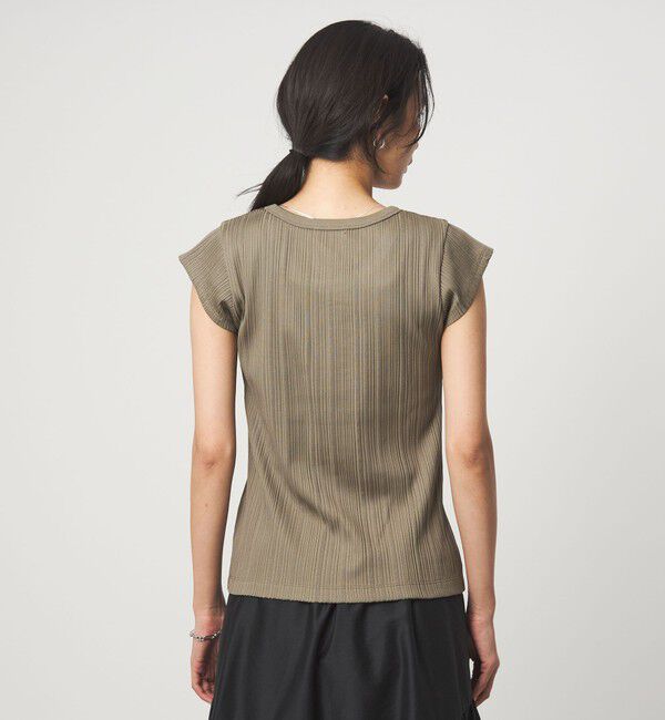 UNITED ARROWS green label relaxing「ランダム ブライトリブ Uネック カットソー」|Tシャツ・カットソー|
