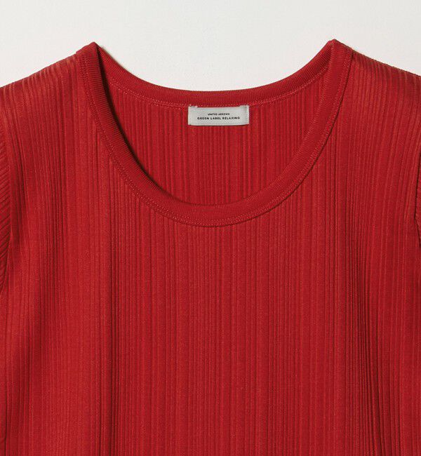 UNITED ARROWS green label relaxing「ランダム ブライトリブ Uネック カットソー」|Tシャツ・カットソー|