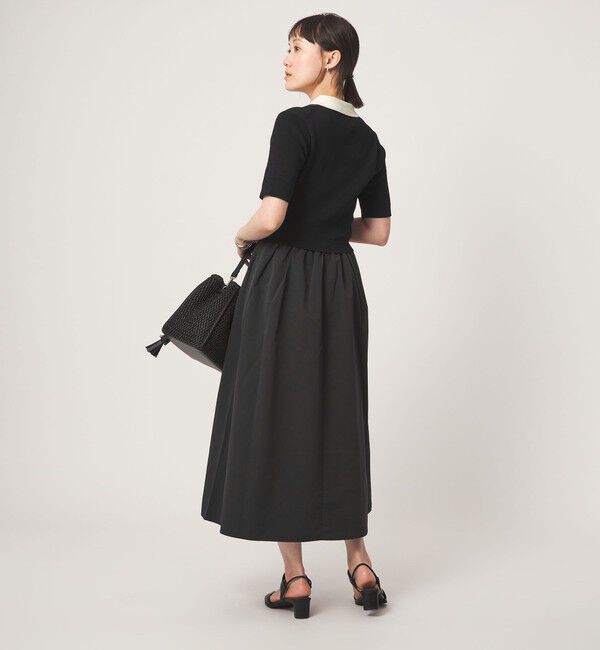 UNITED ARROWS green label relaxing「エリツキ ドッキング ショートスリーブ ワンピース」|ワンピース|