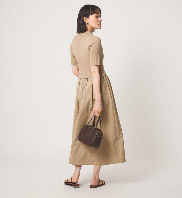 UNITED ARROWS green label relaxing「エリツキ ドッキング ショートスリーブ ワンピース」|ワンピース|