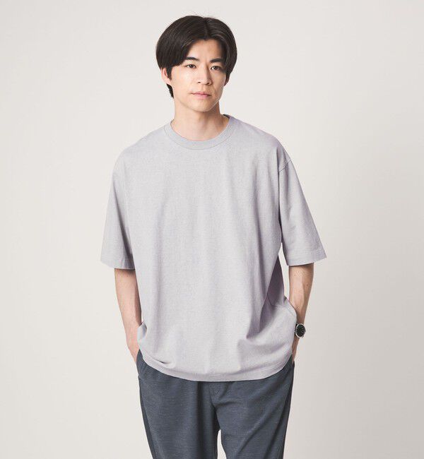UNITED ARROWS green label relaxing「オーバーダイ クルーネック 半袖 Tシャツ カットソー」|Tシャツ・カットソー|