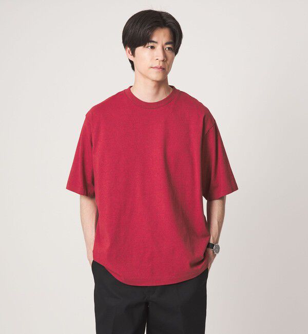 UNITED ARROWS green label relaxing「オーバーダイ クルーネック 半袖 Tシャツ カットソー」|Tシャツ・カットソー|