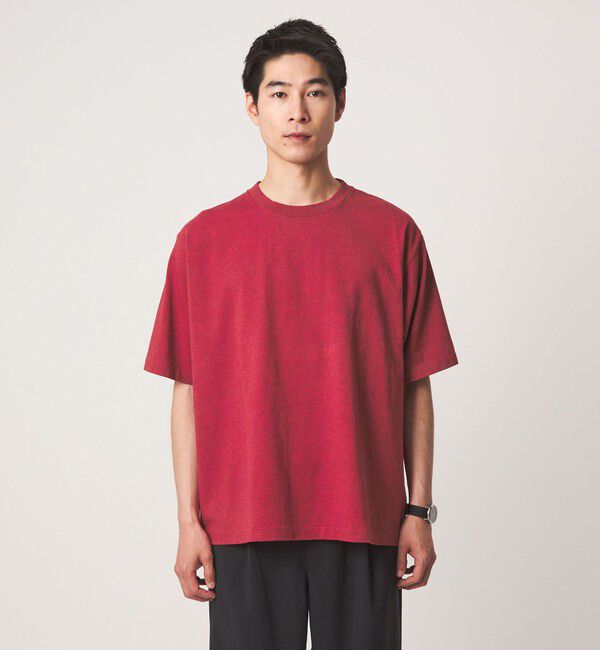 UNITED ARROWS green label relaxing「オーバーダイ クルーネック 半袖 Tシャツ カットソー」|Tシャツ・カットソー|
