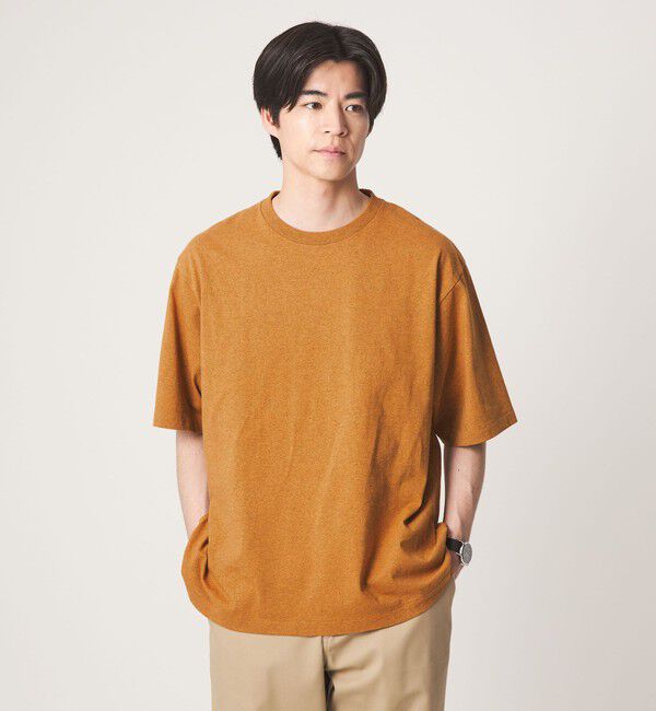 UNITED ARROWS green label relaxing「オーバーダイ クルーネック 半袖 Tシャツ カットソー」|Tシャツ・カットソー|