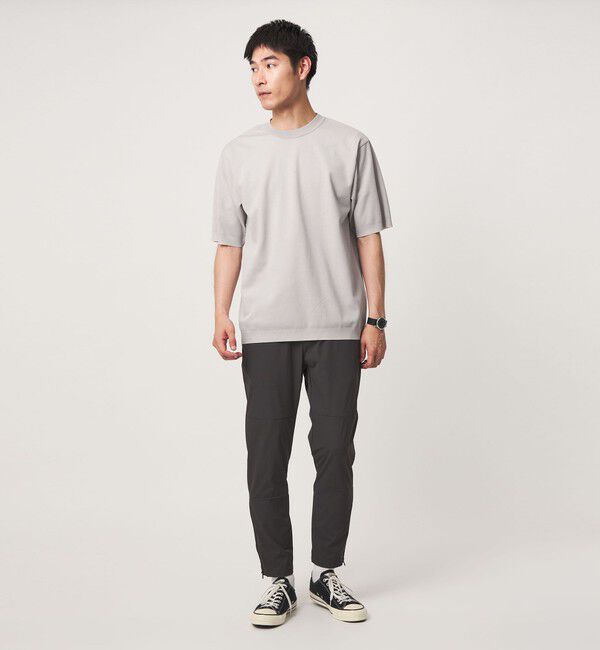 UNITED ARROWS green label relaxing「ニットライク カノコ クルーネック 半袖 Tシャツ」|Tシャツ・カットソー|