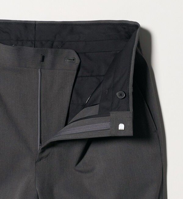 BEAUTY&YOUTH UNITED ARROWS「アルガン トロ 1プリーツ テーパード スラックス NO.7 ストレッチ」|チノ|