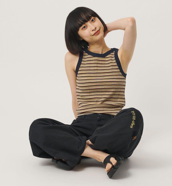BEAUTY&YOUTH UNITED ARROWS「マルチボーダー タンクトップ」|タンクトップ|MD.GRAY
