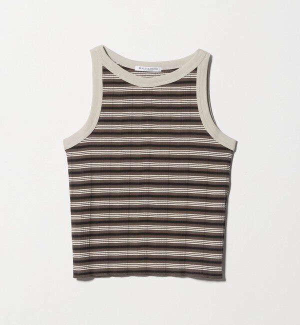 BEAUTY&YOUTH UNITED ARROWS「マルチボーダー タンクトップ」|タンクトップ|