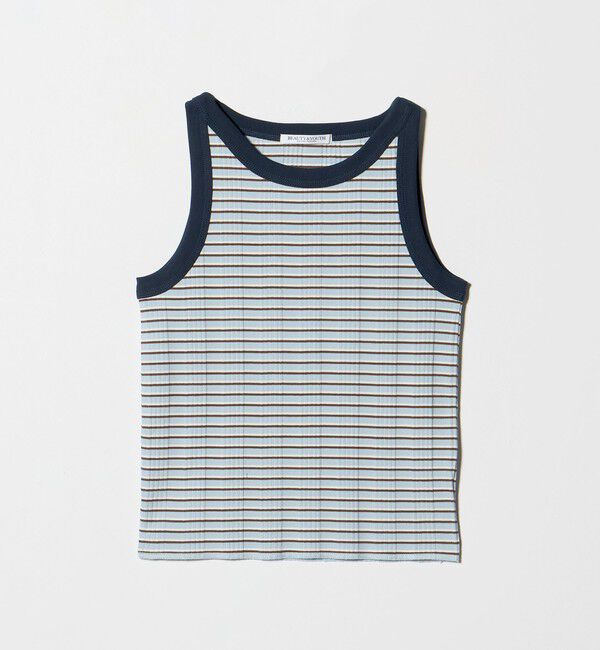 BEAUTY&YOUTH UNITED ARROWS「マルチボーダー タンクトップ」|タンクトップ|
