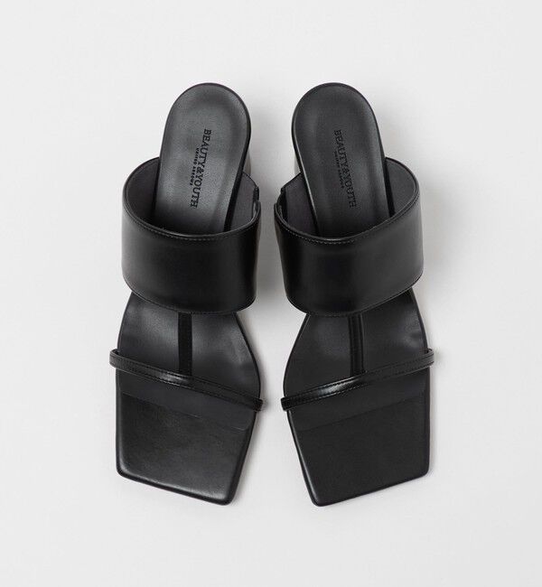 BEAUTY&YOUTH UNITED ARROWS「スマートストラップ カバー ミュール」|サンダル|