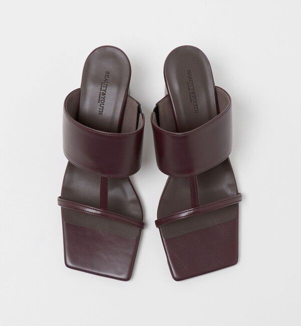 BEAUTY&YOUTH UNITED ARROWS「スマートストラップ カバー ミュール」|サンダル|