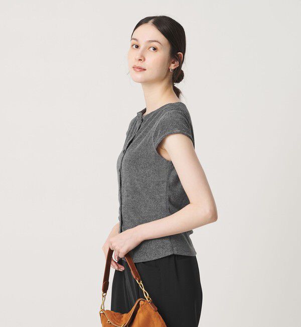 BEAUTY&YOUTH UNITED ARROWS「ポリエステルコットン 2WAY キャップスリーブ トップス」|Tシャツ・カットソー|