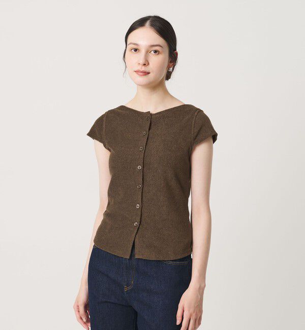 BEAUTY&YOUTH UNITED ARROWS「ポリエステルコットン 2WAY キャップスリーブ トップス」|Tシャツ・カットソー|