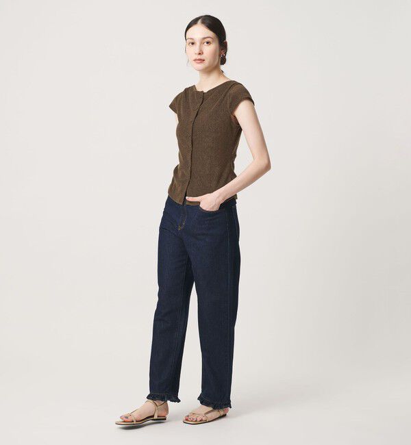 BEAUTY&YOUTH UNITED ARROWS「ポリエステルコットン 2WAY キャップスリーブ トップス」|Tシャツ・カットソー|