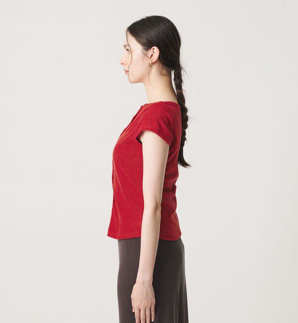 BEAUTY&YOUTH UNITED ARROWS「ポリエステルコットン 2WAY キャップスリーブ トップス」|Tシャツ・カットソー|