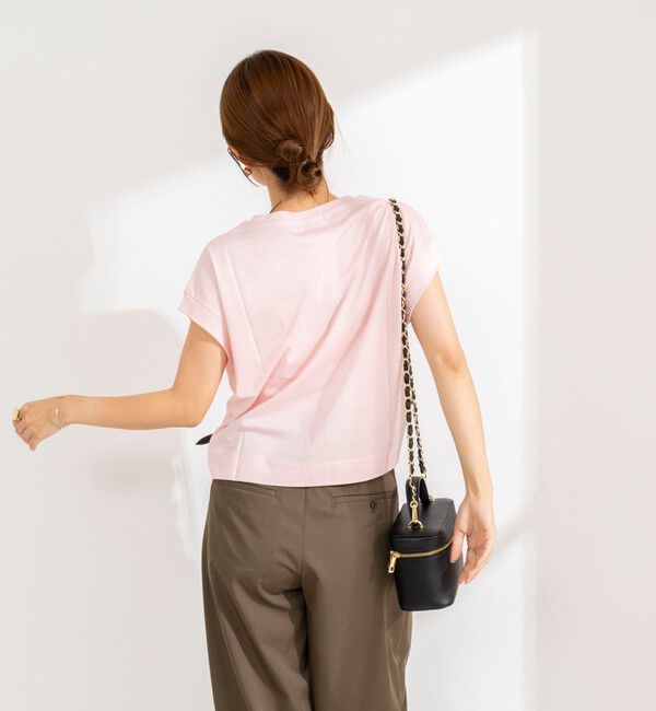 NOLLEY'S「ウォッシャブルワイドノースリーブTシャツ」|Tシャツ・カットソー|