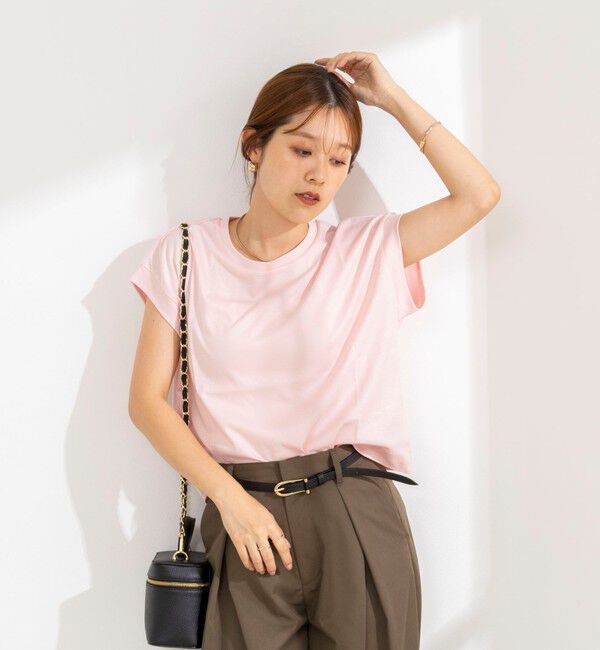 NOLLEY'S「ウォッシャブルワイドノースリーブTシャツ」|Tシャツ・カットソー|