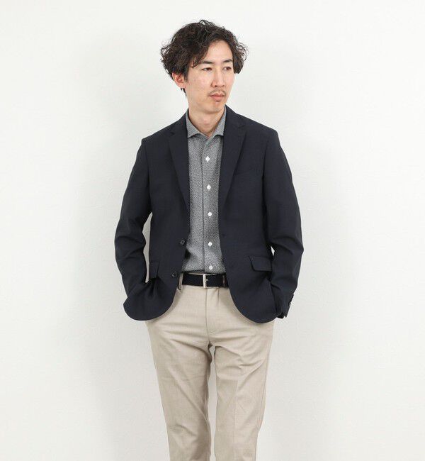 NOLLEY'S goodman「《ビジカジ対応》リンクス イタリアンカラーSS 半袖シャツ26SS」|シャツ・ブラウス|