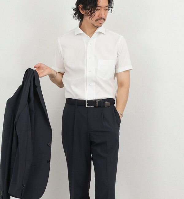 NOLLEY'S goodman「《ビジカジ対応》ノータイシャツ イタリアンカラーSS 26SS」|シャツ・ブラウス|