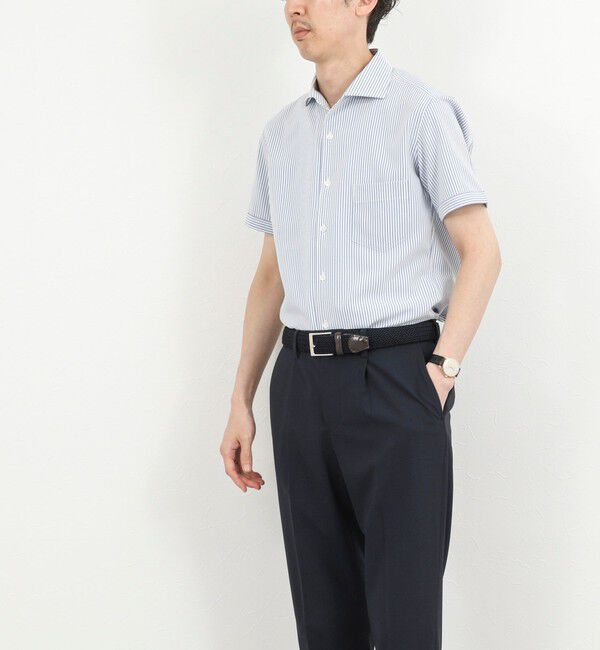 NOLLEY'S goodman「《ビジカジ対応》ノータイシャツ イタリアンカラーSS 26SS」|シャツ・ブラウス|