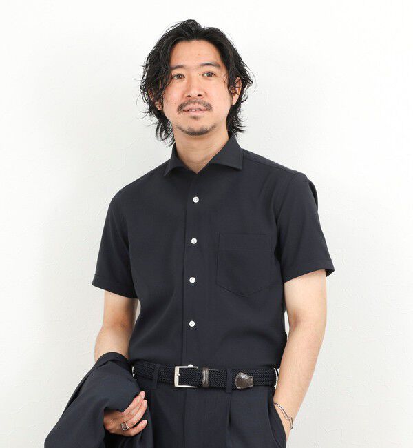 NOLLEY'S goodman「《ビジカジ対応》ノータイシャツ イタリアンカラーSS 26SS」|シャツ・ブラウス|