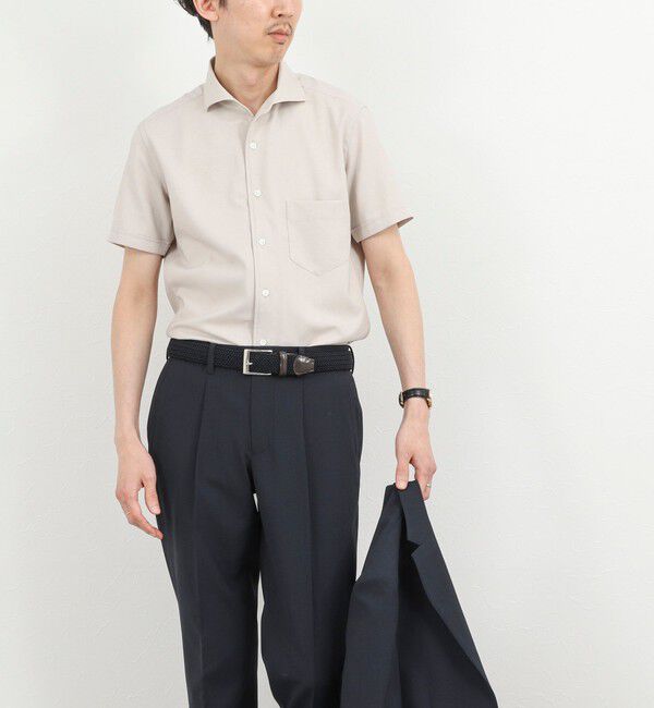 NOLLEY'S goodman「《ビジカジ対応》ノータイシャツ イタリアンカラーSS 26SS」|シャツ・ブラウス|